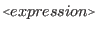 $\displaystyle \flq expression\frq\ $